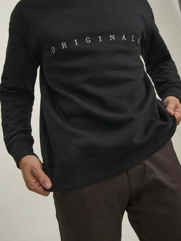 Jack & Jones JORCOPENHAGEN BIG CREW NECK NOOS - Sweatshirt - Black 4 Jack & Jones JORCOPENHAGEN BIG CREW NECK NOOS - Sweatshirt - Black - Image 4