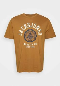 Jack & Jones JJELOGO TEE O NECK - Print T-shirt - Rubber