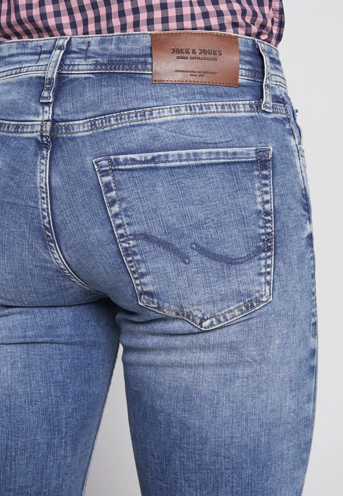 Jack & Jones JJIGLENN JJORG - Slim Fit Jeans - Blue Denim 6 Jack & Jones JJIGLENN JJORG - Slim Fit Jeans - Blue Denim - Image 6