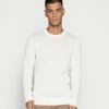 Jack & Jones JJGROOVE CREW NECK - Jumper - Cloud Dancer