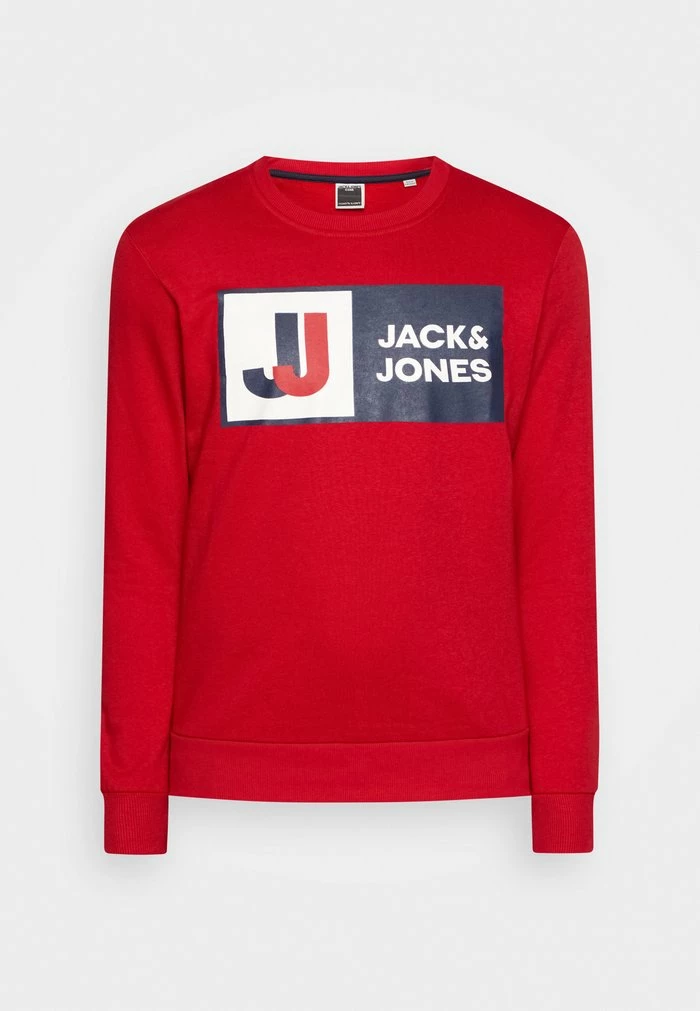 Jack & Jones JCOLOGAN CREW NECK - Sweatshirt - Red 5 Jack & Jones JCOLOGAN CREW NECK - Sweatshirt - Red - Image 5