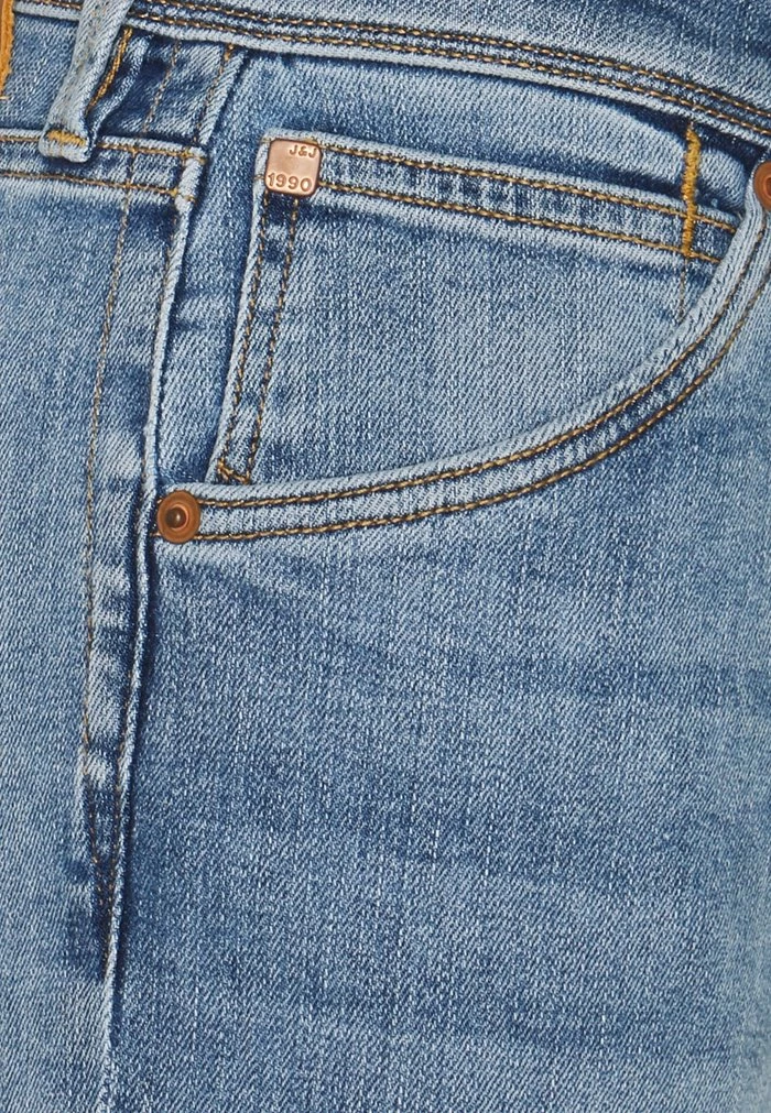 Jack & Jones JJIGLENN JJFOX - Straight Leg Jeans - Blue Denim 3 Jack & Jones JJIGLENN JJFOX - Straight Leg Jeans - Blue Denim - Image 3