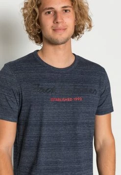 Jack & Jones JCOBERG UPSCALED TEE CREW NECK - Print T-shirt - Navy Blazer Melange 9 Jack & Jones JCOBERG UPSCALED TEE CREW NECK - Print T-shirt - Navy Blazer Melange -Jack & Jones Shop 0f3fb892cdb54570896a709f71ce3bca