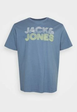 Jack & Jones JCOPOWER CREW NECK - Print T-shirt - China Blue -Jack & Jones Shop 0fb7dbb653ca44428975bbb92b54fb13