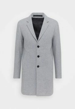 Jack & Jones JJEMOULDER COAT - Classic Coat - Light Grey Melange