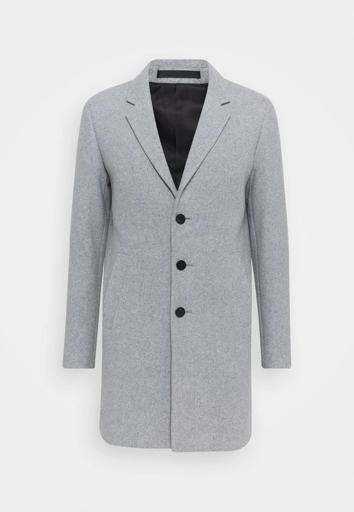 Jack & Jones JJEMOULDER COAT - Classic Coat - Light Grey Melange 1 Jack & Jones JJEMOULDER COAT - Classic Coat - Light Grey Melange