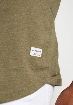 Jack & Jones ENOA TEE CREW NECK MELANGE 5 PACK - Basic T-shirt - Olive Night/olive/navy/rio -Jack & Jones Shop 10b12d05898f477eaaa61c8d276884f1