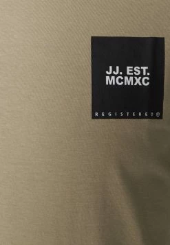 Jack & Jones JJLOCK TEE CREW NECK - Print T-shirt - Crockery -Jack & Jones Shop 10d9fcd6aff145e0b7c20e14a30d1209