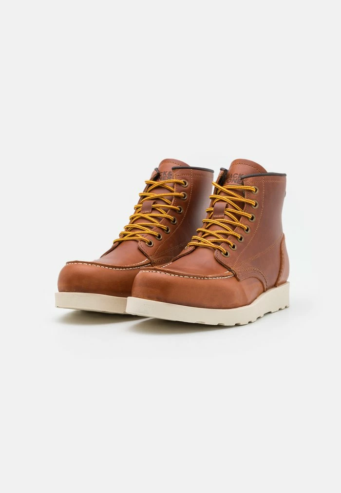Jack & Jones JFWDARWIN BOOT - Lace-up Ankle Boots - Rust 2 Jack & Jones JFWDARWIN BOOT - Lace-up Ankle Boots - Rust - Image 2