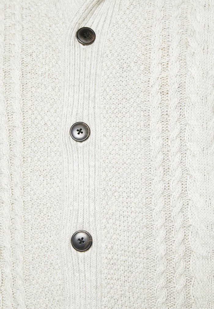 Jack & Jones JJCRAIG SHAWL NECK CARDIGAN - Cardigan - White 5 Jack & Jones JJCRAIG SHAWL NECK CARDIGAN - Cardigan - White - Image 5