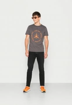 Alternative view of Jack & Jones JCOCLASSIC WAFFLE GRAPHIC TEE - Print T-shirt - Asphalt