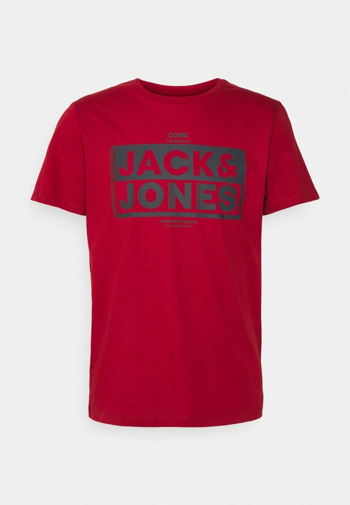 Jack & Jones JCOKIM TEE CREWNECK - Print T-shirt - Chili Pepper 6 Jack & Jones JCOKIM TEE CREWNECK - Print T-shirt - Chili Pepper - Image 6