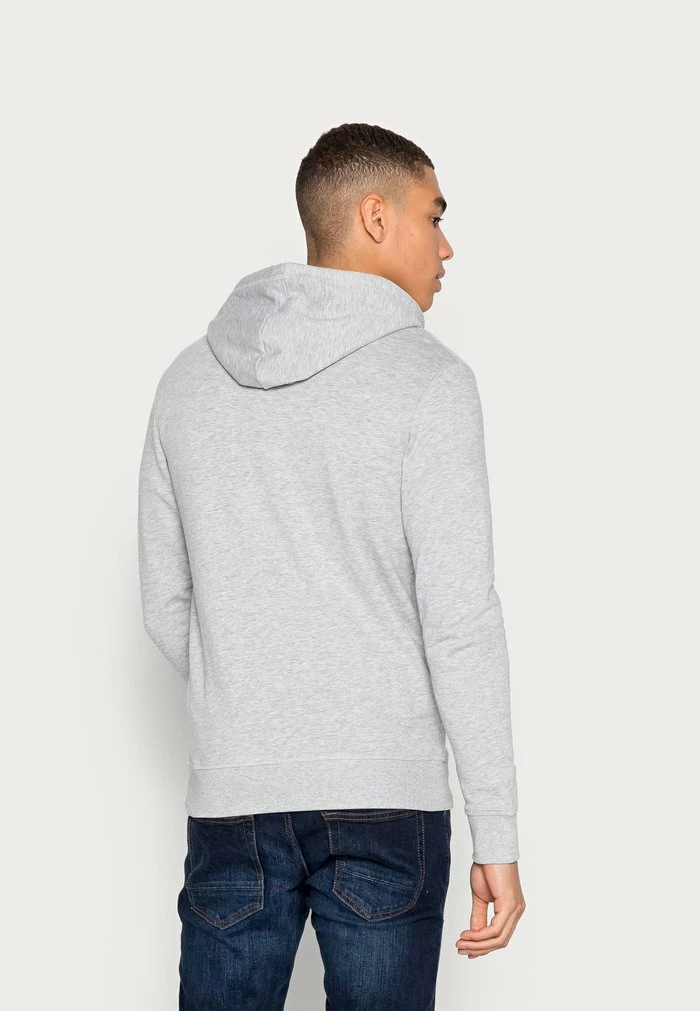 Jack & Jones Hoodie - Light Grey Melange 3 Jack & Jones Hoodie - Light Grey Melange - Image 3