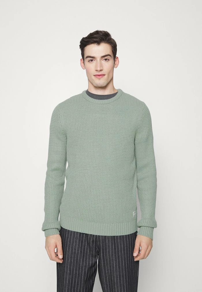 Jack & Jones JCODALTON CREW NECK - Jumper - Slate Gray 1 Jack & Jones JCODALTON CREW NECK - Jumper - Slate Gray