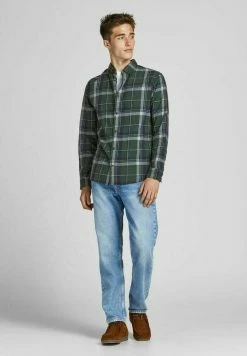Alternative view of Jack & Jones KAROMUSTER TWILL - Shirt - Forest Night