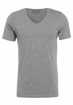 Jack & Jones BASIC V-NECK - Basic T-shirt - Grey -Jack & Jones Shop 1302fb105c6142b38b5a9149c5768326