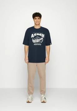 Alternative view of Jack & Jones JORASPEN TEE CREW NECK UNISEX - Print T-shirt - Navy Blazer