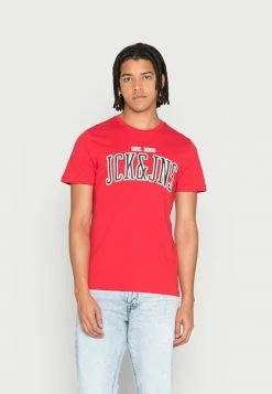 Jack & Jones JJCEMB TEE CREW NECK - Print T-shirt - True Red