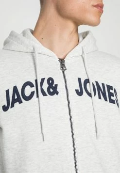 Jack & Jones JJNAVY ZIP HOOD - Zip-up Sweatshirt - White Melange 9 Jack & Jones JJNAVY ZIP HOOD - Zip-up Sweatshirt - White Melange -Jack & Jones Shop 142f545cb9a440d58042b75264e4d56c