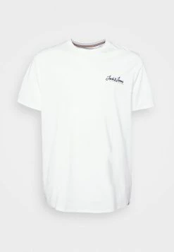 Jack & Jones JORTONS TEE CREW NECK - Print T-shirt - Cloud Dancer