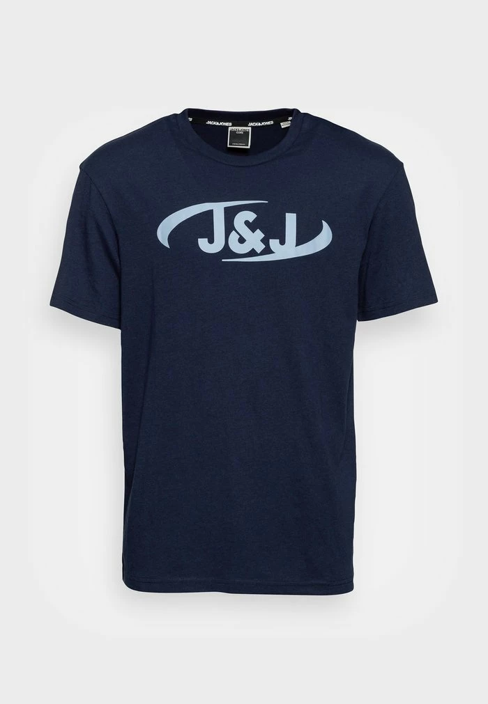 Jack & Jones JCOAIR TEE SSCREW NECK - Print T-shirt - Navy Blazer 4 Jack & Jones JCOAIR TEE SSCREW NECK - Print T-shirt - Navy Blazer - Image 4
