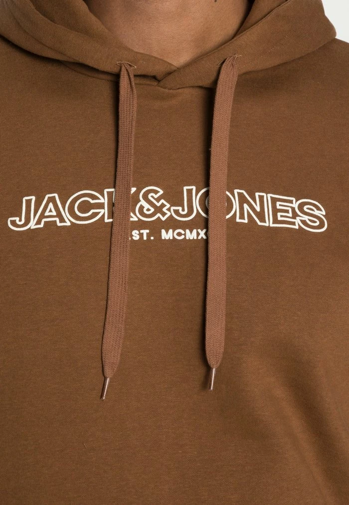 Jack & Jones JJBANK - Hoodie - Brown 5 Jack & Jones JJBANK - Hoodie - Brown - Image 5
