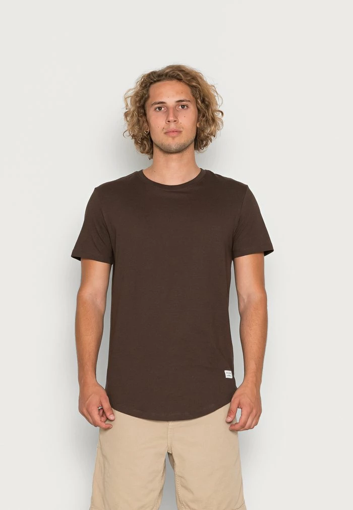 Jack & Jones JJENOA TEE CREW NECK - Basic T-shirt - Mulch 1 Jack & Jones JJENOA TEE CREW NECK - Basic T-shirt - Mulch