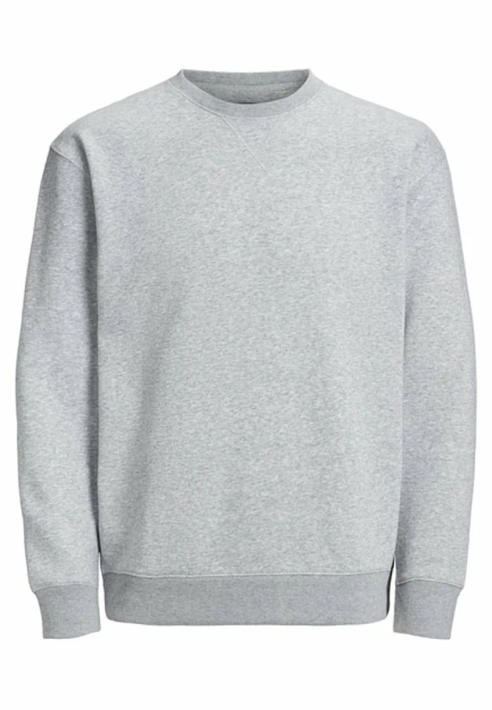 Jack & Jones Sweatshirt - Light Grey Melange 7 Jack & Jones Sweatshirt - Light Grey Melange - Image 7
