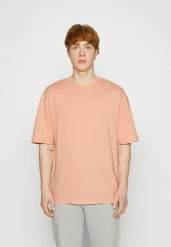 Jack & Jones JORBRINK TEE CREW NECK - Basic T-shirt - Coral Pink