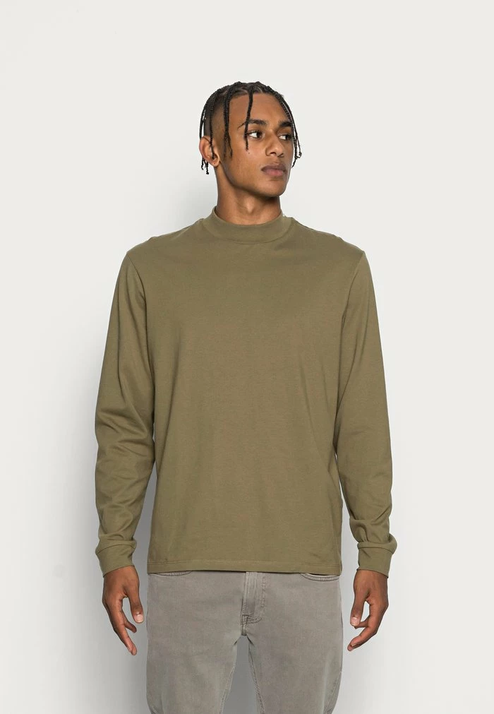 Jack & Jones JORELLIOT LS TURTLE CREW NECK - Long Sleeved Top - Martini Olive 1 Jack & Jones JORELLIOT LS TURTLE CREW NECK - Long Sleeved Top - Martini Olive