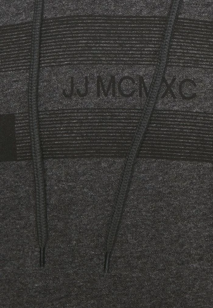 Jack & Jones JJNEW ADAM HOOD - Hoodie - Dark Grey Melange 5 Jack & Jones JJNEW ADAM HOOD - Hoodie - Dark Grey Melange - Image 5