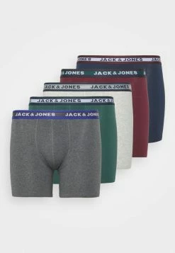 Jack & Jones JACOLIVER TRUNKS 5 PACK - Pants - Dark Grey Melange