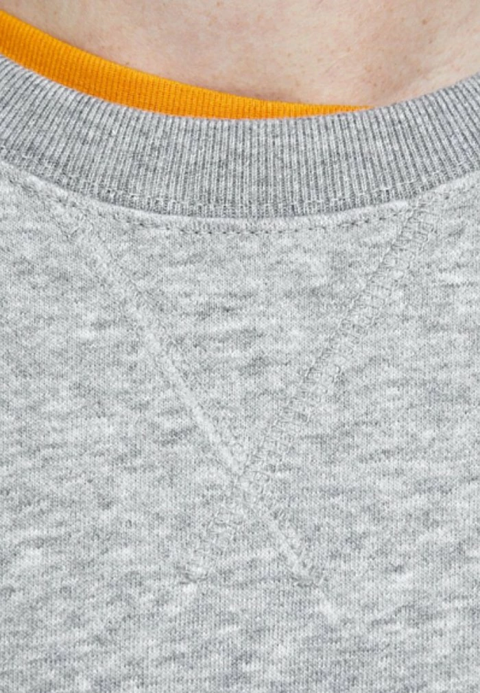 Jack & Jones Sweatshirt - Light Grey Melange 6 Jack & Jones Sweatshirt - Light Grey Melange - Image 6