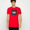 Jack & Jones JJLOCK TEE CREW NECK - Print T-shirt - True Red