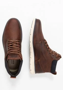 Alternative view of Jack & Jones JFWTUBAR - Lace-up Ankle Boots - Brandy
