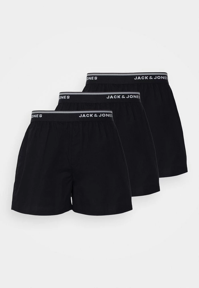 Jack & Jones JACBASIC SOLID TRUNKS 3 PACK - Pants - Black 1 Jack & Jones JACBASIC SOLID TRUNKS 3 PACK - Pants - Black