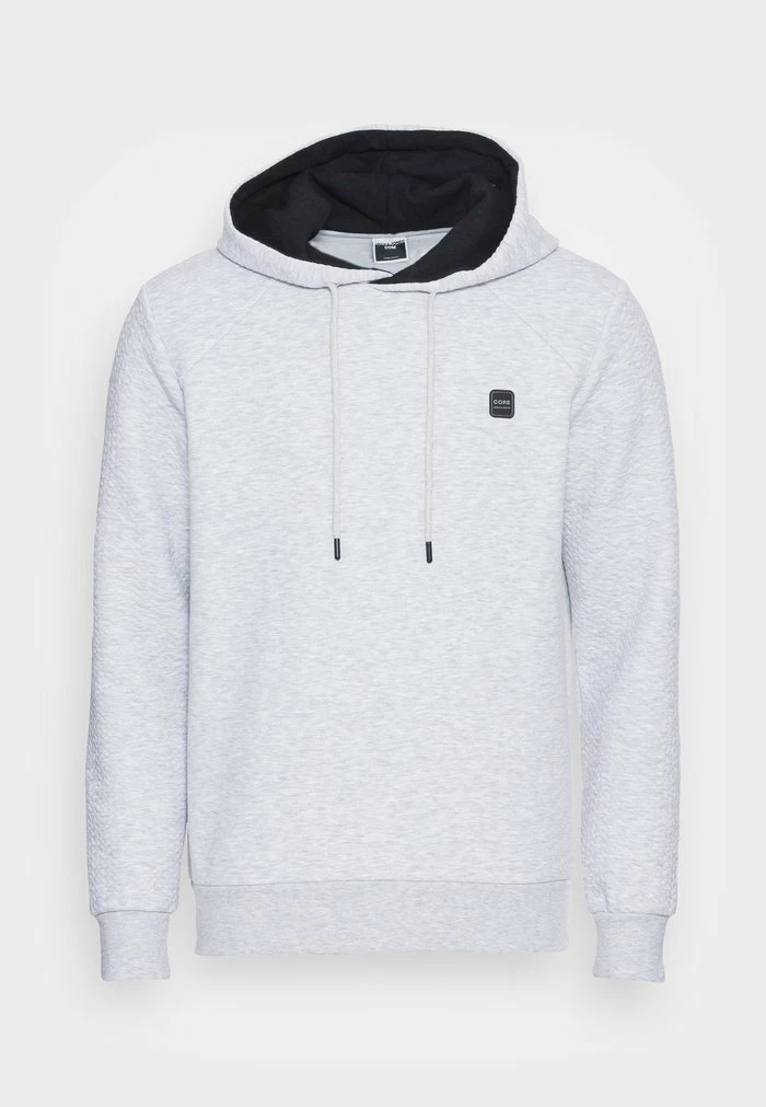 Jack & Jones JCOPOWER HOOD - Sweatshirt - Light Grey Melange 4 Jack & Jones JCOPOWER HOOD - Sweatshirt - Light Grey Melange - Image 4