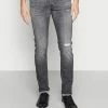 Jack & Jones JJIGLENN JJORIGINAL - Straight Leg Jeans - Black Denim