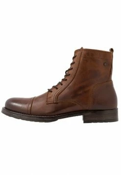 Alternative view of Jack & Jones JFWRUSSEL - Lace-up Ankle Boots - Cognac