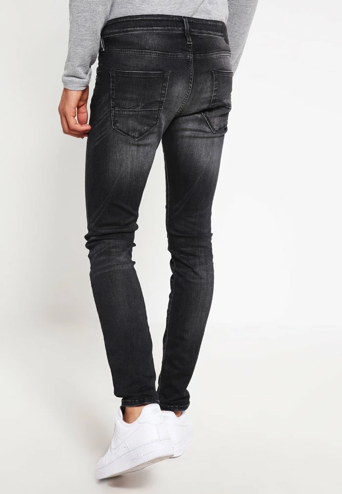 Jack & Jones JJIGLENN JJFOX - Slim Fit Jeans - Black Denim 3 Jack & Jones JJIGLENN JJFOX - Slim Fit Jeans - Black Denim - Image 3
