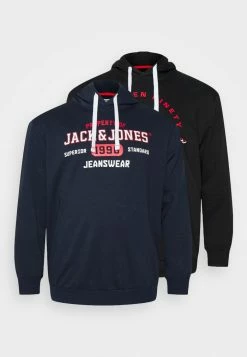 Jack & Jones JJSTAMP HOOD 2 PACK - Hoodie - Navy Blazer/black -Jack & Jones Shop 1befee277fe949ada744d5e17af62b28
