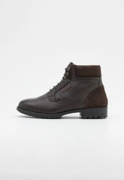 Jack & Jones JFWBURGESS MID BOOT - Lace-up Ankle Boots - Java