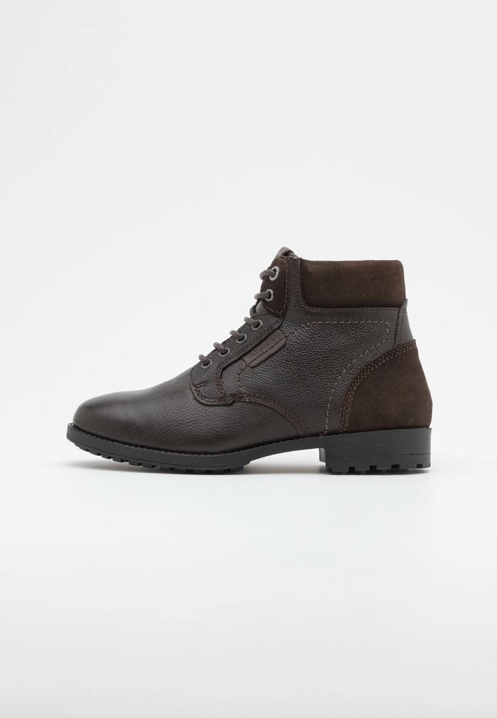 Jack & Jones JFWBURGESS MID BOOT - Lace-up Ankle Boots - Java 1 Jack & Jones JFWBURGESS MID BOOT - Lace-up Ankle Boots - Java