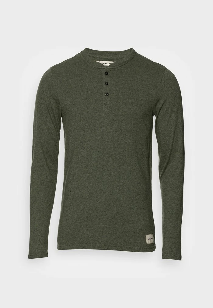Jack & Jones JACHENLEYLS - Pyjama Top - Dark Grey Melange 1 Jack & Jones JACHENLEYLS - Pyjama Top - Dark Grey Melange