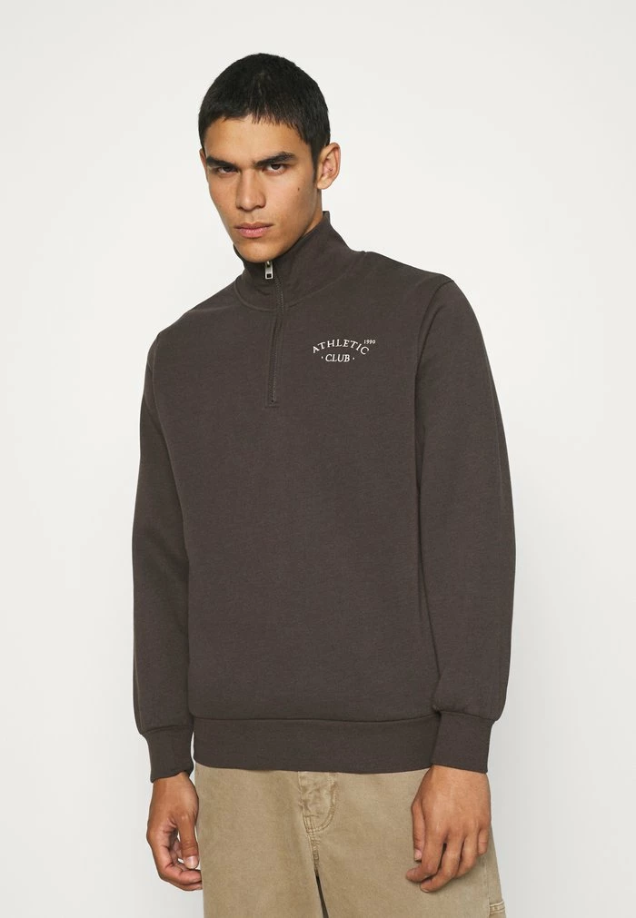 Jack & Jones Sweatshirt - Seal Brown 1 Jack & Jones Sweatshirt - Seal Brown