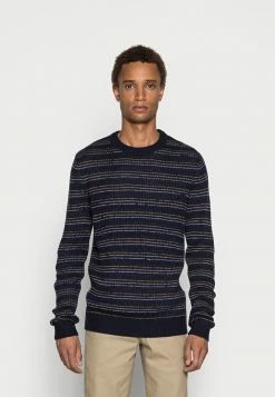 Jack & Jones JJGROOVE CREW NECK - Jumper - Navy Blazer