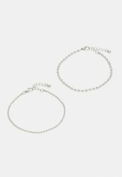 Jack & Jones JACPAVIA BRACELET UNISEX 2 PACK - Bracelet - Silver-coloured