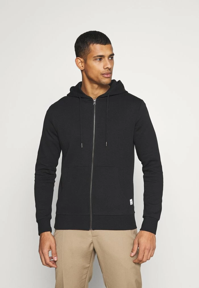 Jack & Jones JJEBASIC ZIP HOOD - Zip-up Sweatshirt - Black 1 Jack & Jones JJEBASIC ZIP HOOD - Zip-up Sweatshirt - Black