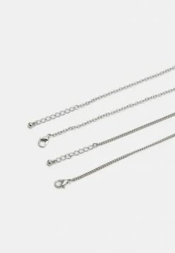 Alternative view of Jack & Jones JACCROSS AND EARTH NECKLACE 2 PACK - Necklace - Silver Coloured