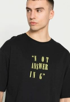 Jack & Jones JORANSWER TEE CREW NECK UNISEX - Print T-shirt - Black 9 Jack & Jones JORANSWER TEE CREW NECK UNISEX - Print T-shirt - Black -Jack & Jones Shop 229fe0621b244177829024b4829e50f1